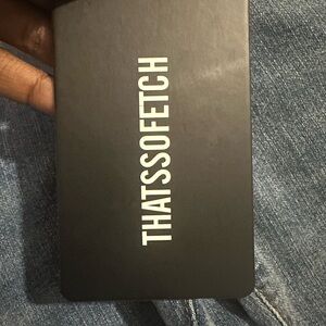 That's So Fetch Black Card Holder